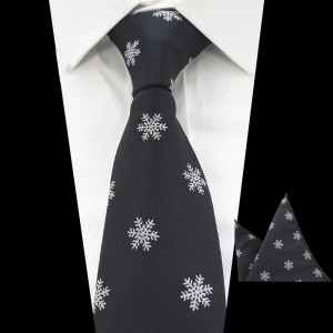 Slipskungen Julslipsset Snöflinga