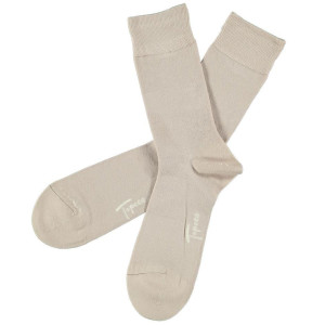 Slipskungen Herrstrumpor Bambu Solid Sand herrklader
