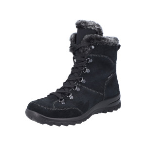 Rieker Damboots skinn Varmfodrad Svart