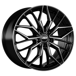 AEZ Porto Dark Gun Polished 8x19 ET 49 5/112 Alufelge Grau