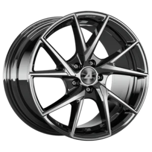 Alutec Adx.01 Diamond Black Front Polished 7.5x18 ET 48 5/108 Alufelge Schwarz