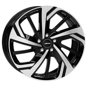 Autec Rixon Black Polished 8.5x18 ET 36 5/112 Alufelge Schwarz