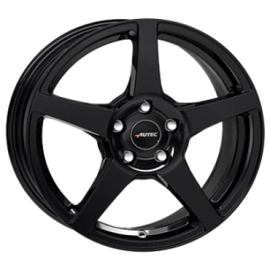 Autec Valea Silver 7x17 ET 43 5/114.3 Alufelge Schwarz