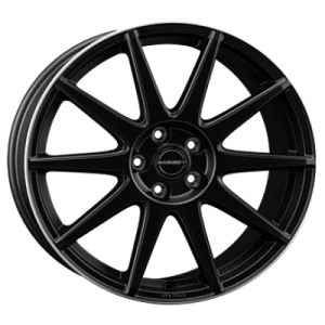 Borbet Gtx Black Matt Rim Silver 8x19 ET 42 5/108 Alufelge Schwarz