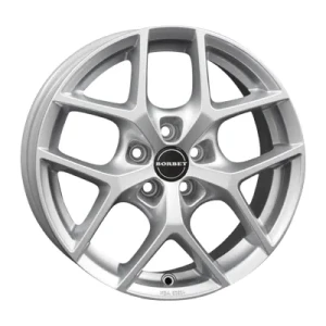 Borbet Y Crystal Silver 7x17 ET 35 5/114.3 Alufelge Silber