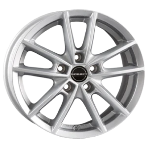 Borbet W Crystal Silver 6x15 ET 43 5/114.3 Alufelge Silber