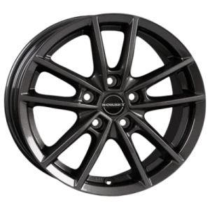 Borbet W Mistral Anthracite Glossy 6.5x16 ET 44 5/112 Alufelge Grau