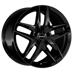Borbet Z Black Glossy 8x18 ET 38 5/112 Alufelge Schwarz