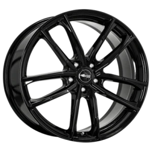 Brock B38 Black Gloss 8x18 ET 44 5/112 Alufelge Schwarz