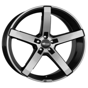 Brock B35 Black Matt Fully Polished 9x20 ET 45 5/114.3 Alufelge Schwarz