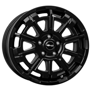 Brock B45 Satin Black Matt 7.5x18 ET 53 5/118 Alufelge Schwarz