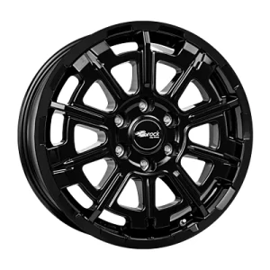 Brock B45 Black Gloss 7x17 ET 45 6/120 Alufelge Schwarz