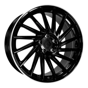 Keskin Wheels Kt17 Black Lip Polish 8.5x19 ET 35 5/120 Alufelge Schwarz