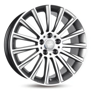 Keskin Wheels Kt18 Palladium Front Polish 8.5x19 ET 45 5/112 Alufelge Grau