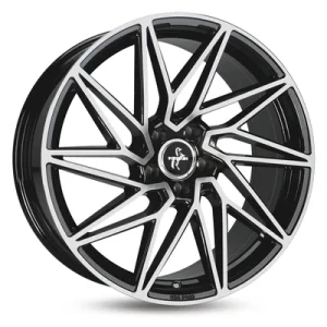 Keskin Wheels Kt20 Black Front Polish 8.5x19 ET 30 5/100 Alufelge Schwarz