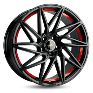 Keskin Wheels Kt20 Matt Black Red Inside 8.5x19 ET 35 5/120 Alufelge Rot