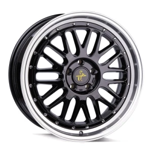 Keskin Wheels Kt22 Black Lip Polish 8.5x19 ET 30 5/112 Alufelge Schwarz