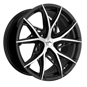 Keskin Wheels Kt24c Black Front Polish 8.5x19 ET 30 5/112 Alufelge Schwarz