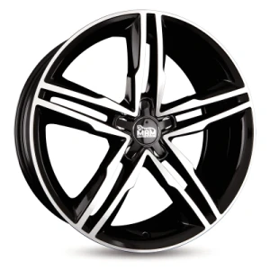 MAM Wheels A1 Black Front Polish 8x19 ET 42 5/112 Alufelge Schwarz