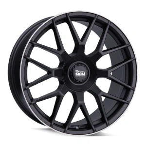 MAM Wheels Gt1 Matt Black Lip Polish 8.5x20 ET 45 5/112 Alufelge Schwarz