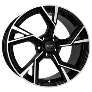 Platin P100 Black Polished 8.5x19 ET 30 5/112 Alufelge Schwarz