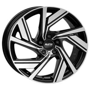 Platin P114 Black Polished 7.5x19 ET 50 5/112 Alufelge Schwarz