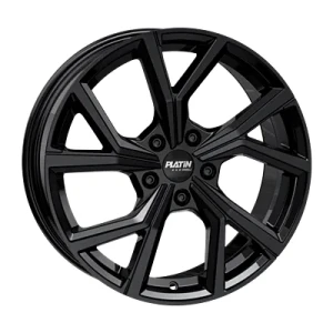 Platin P115 Black Shiny 6x16 ET 35 5/100 Alufelge Schwarz
