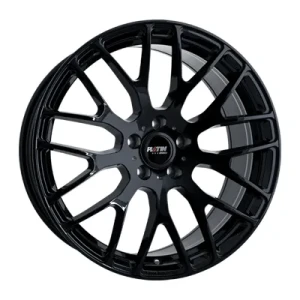 Platin P70 Black Glossy 7.5x18 ET 44 5/112 Alufelge Schwarz