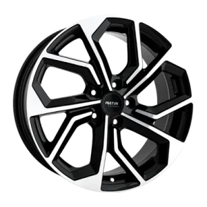 Platin P97 Black Polished 8x19 ET 45 5/112 Alufelge Schwarz