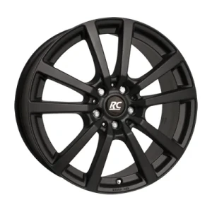 RC Design Rc25t Black Clear Matt 7x17 ET 55 5X120 Alufelge Schwarz