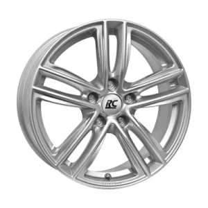 RC Design Rc27 Crystal Silver 7x17 ET 41 5X100 Alufelge Silber
