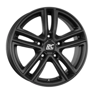 RC Design Rc27 Black Clear Matt 8x18 ET 46 5X112 Alufelge Schwarz
