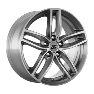 RC Design Rc29 Himalaya Grey Fully Polished 8.5x20 ET 38 5/112 Alufelge Grau