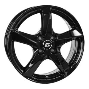 RC Design Rc30 Black Gloss 6.5x16 ET 37.5 4X108 Alufelge Schwarz