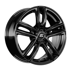 RC Design Rc27 Black Gloss 7x18 ET 35 5X114.3 Alufelge Schwarz