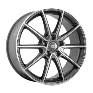 RC Design Rc32 Himalaya Grey Fully Polished 6.5x16 ET 38 5X105 Alufelge Grau
