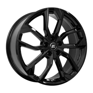 RC Design Rc34 Black Gloss 6.5x18 ET 42 5X112 Alufelge Schwarz