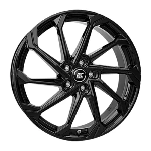 RC Design Rc36 Black Gloss 7.5x20 ET 45 5X114.3 Alufelge Schwarz