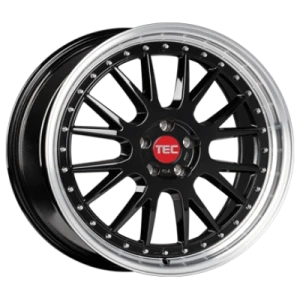 TEC Speedwheels Gt Evo Black Polished Lip 10x20 ET 35 5/112 Alufelge Schwarz