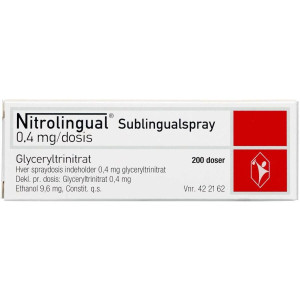 Navamedic ab Nitrolingual 0,4 mg/dosis 200 dosis Sublingualspray