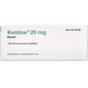 2care4 Kestine 20 mg 100 stk Filmovertrukne tabletter