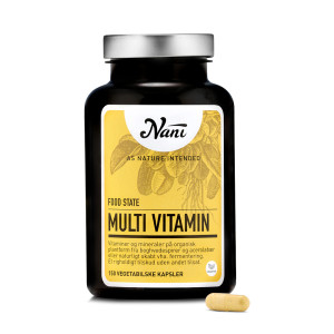 Nani Multivitamin Food State Kosttilskud 150 stk