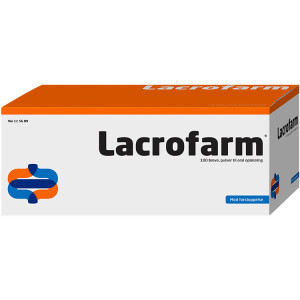 Lacrofarm 100 stk Pulver til oral opløsning, enkeltdosisbeholder