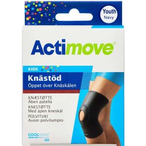 Actimove Knæstøtte Kids med åben patella Youth Medicinsk udstyr 1 stk