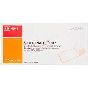 VISCOPASTE Zinklimbind 4948 7,5 cm x 6 Medicinsk udstyr 1 stk