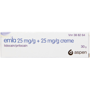 Emla 25+25 mg/g 30 g Creme