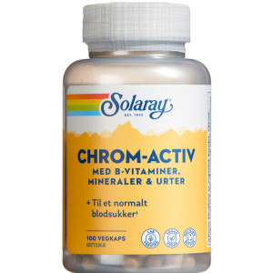 Solaray Chrom-Activ Kosttilskud 100 stk