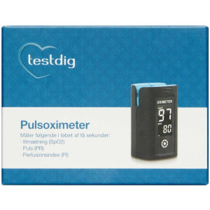 Tesaro Testdig Pulsoximeter PC-60A Medicinsk udstyr 1 stk