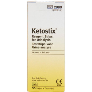 Ketostix Reagensstrimler Medicinsk udstyr 50 stk