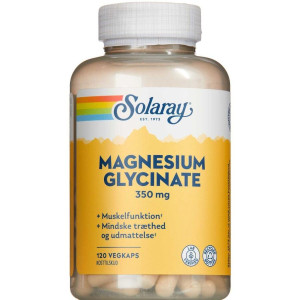 Solaray Magnesium Glycinate Kosttilskud 120 stk